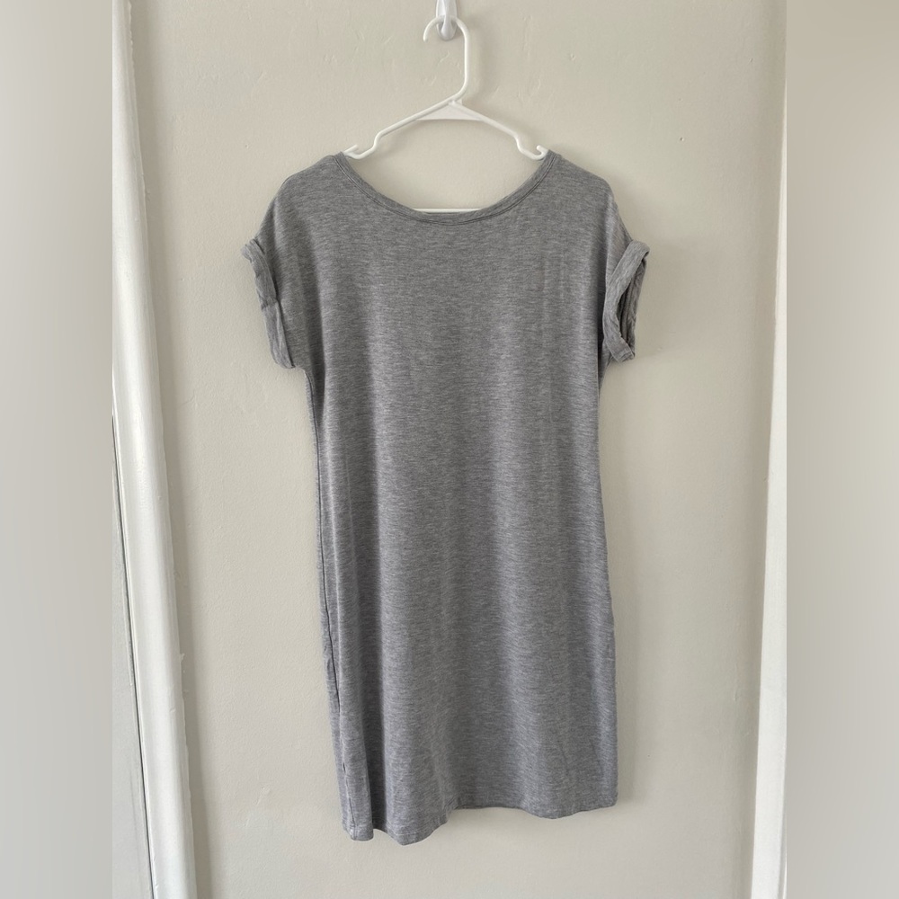 Grey tshirt dress